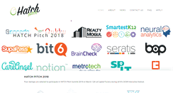 Desktop Screenshot of hatchpitch.com