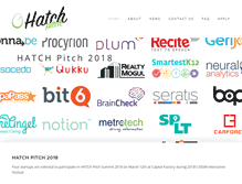 Tablet Screenshot of hatchpitch.com